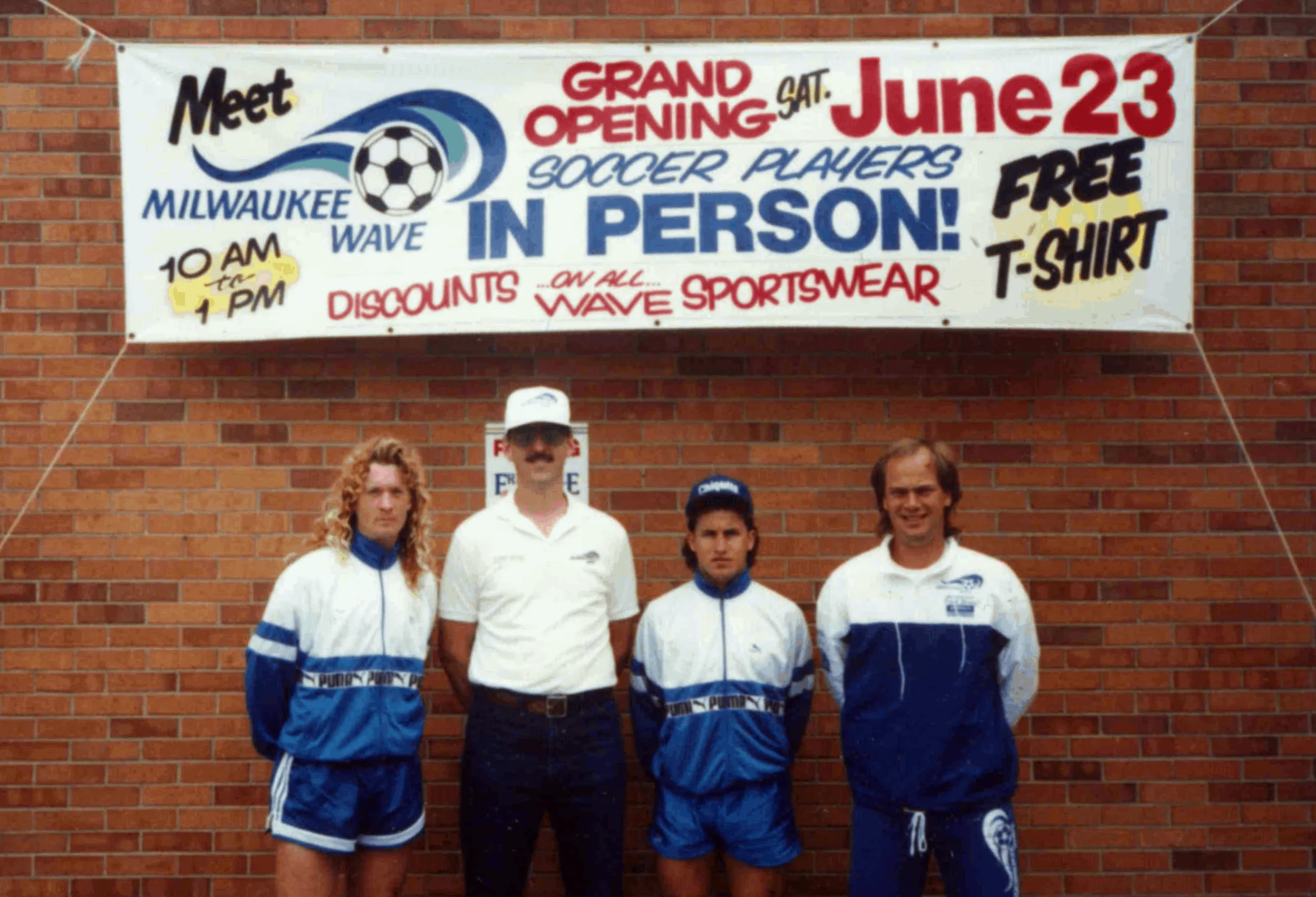 Free Style Promotions grand opening celebration with the Milwaukee Wave