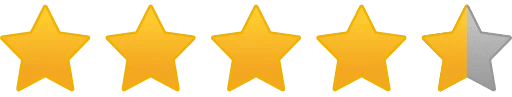 Four and a half out of five stars