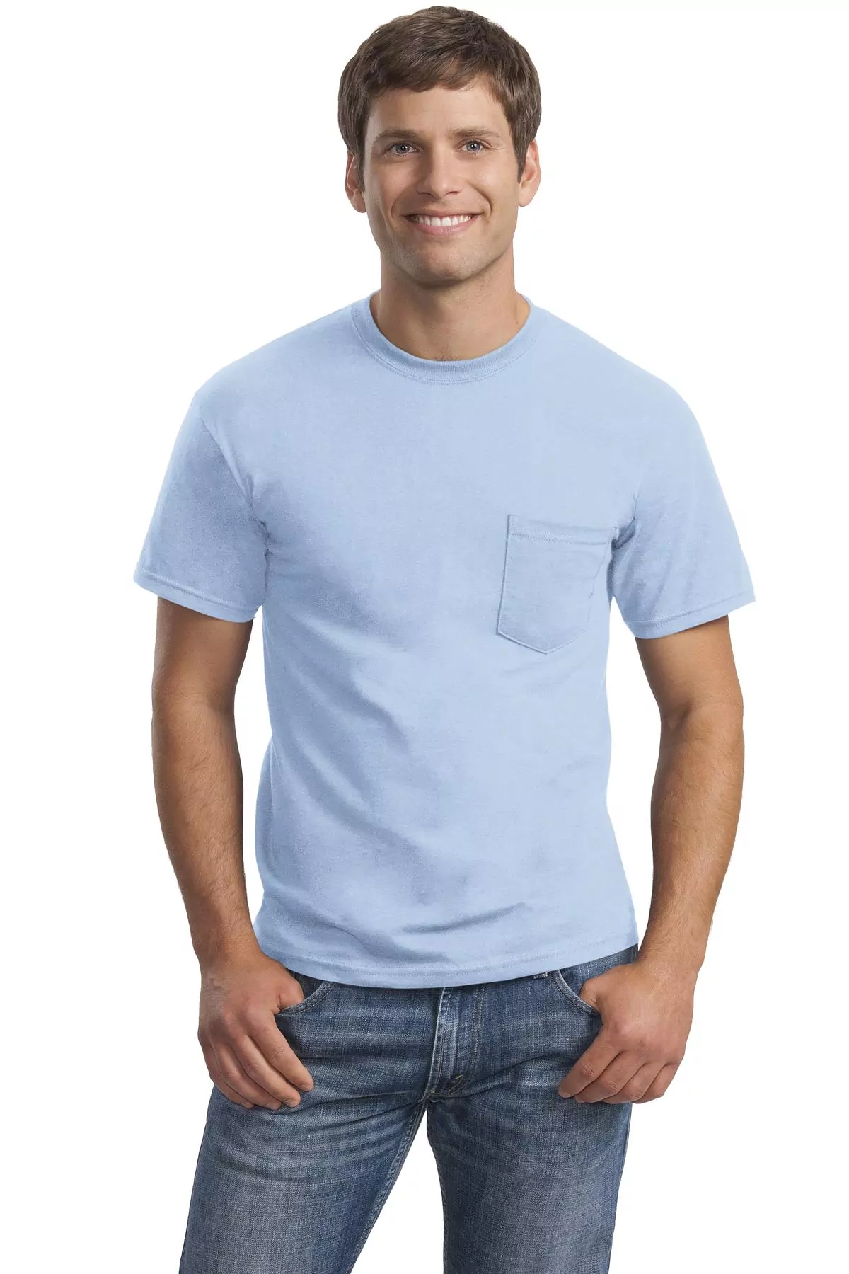 Gildan ® - Ultra Cotton ® 100% Cotton T-Shirt with Pocket. 2300 - Image 2