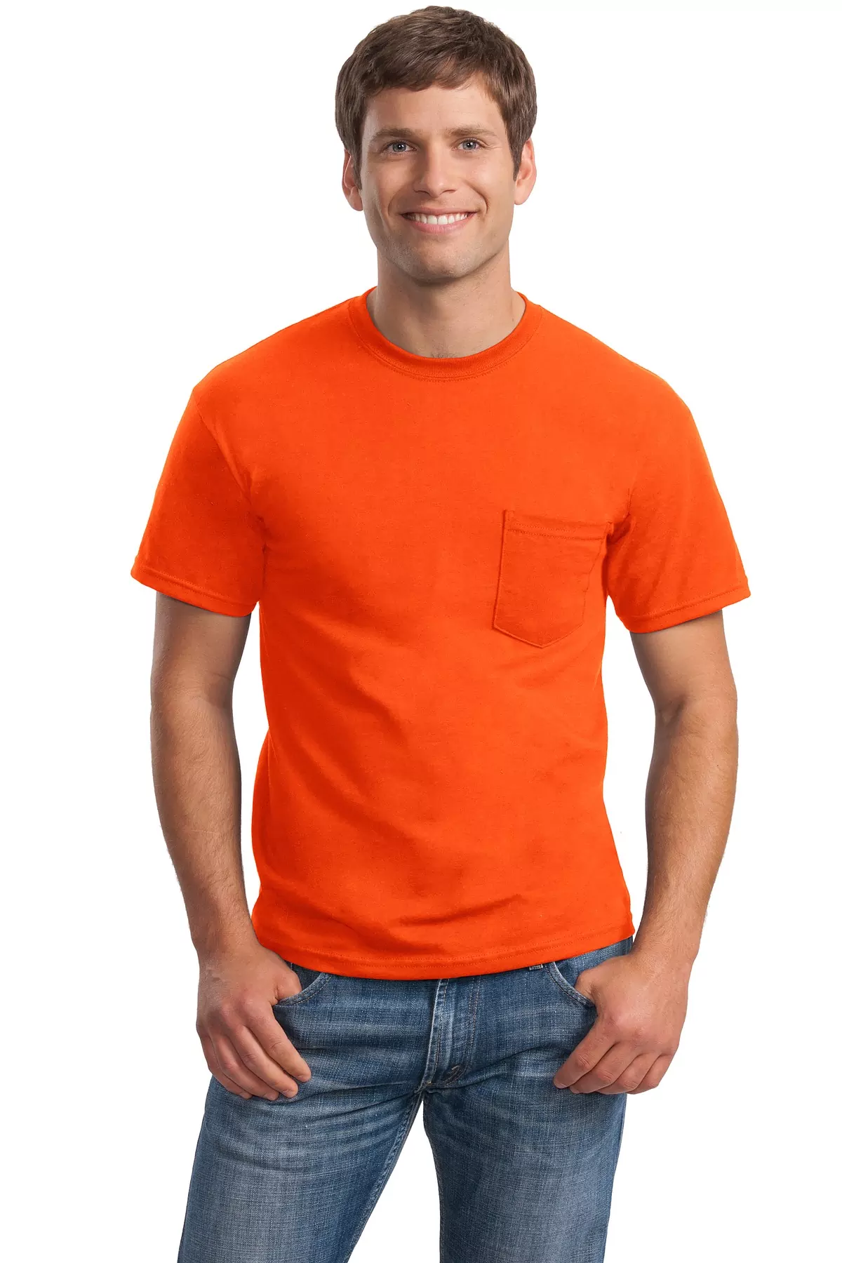 Gildan ® - Ultra Cotton ® 100% Cotton T-Shirt with Pocket. 2300
