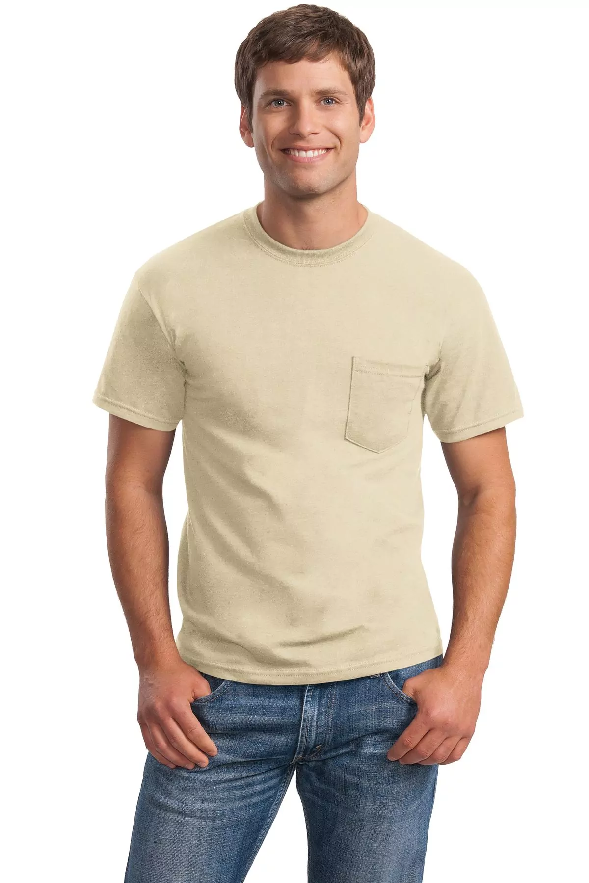 Gildan ® - Ultra Cotton ® 100% Cotton T-Shirt with Pocket. 2300 - Image 4