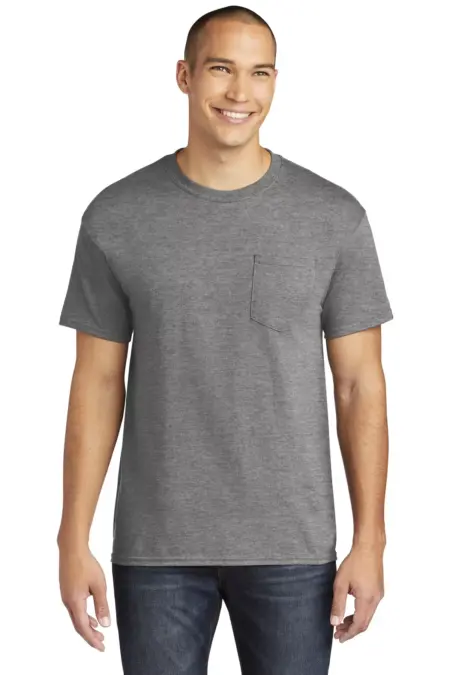Gildan  ®  Heavy Cotton    100% Cotton Pocket T-Shirt. 5300