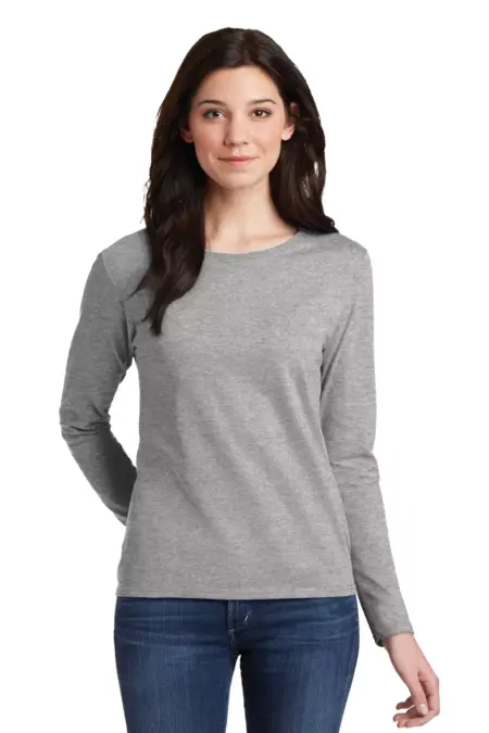 Gildan ®  Ladies Heavy Cotton   100% Cotton Long Sleeve T-Shirt. 5400L