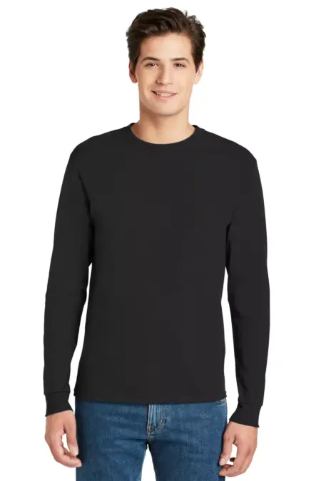 Hanes ®  - Authentic 100% Cotton Long Sleeve T-Shirt.  5586
