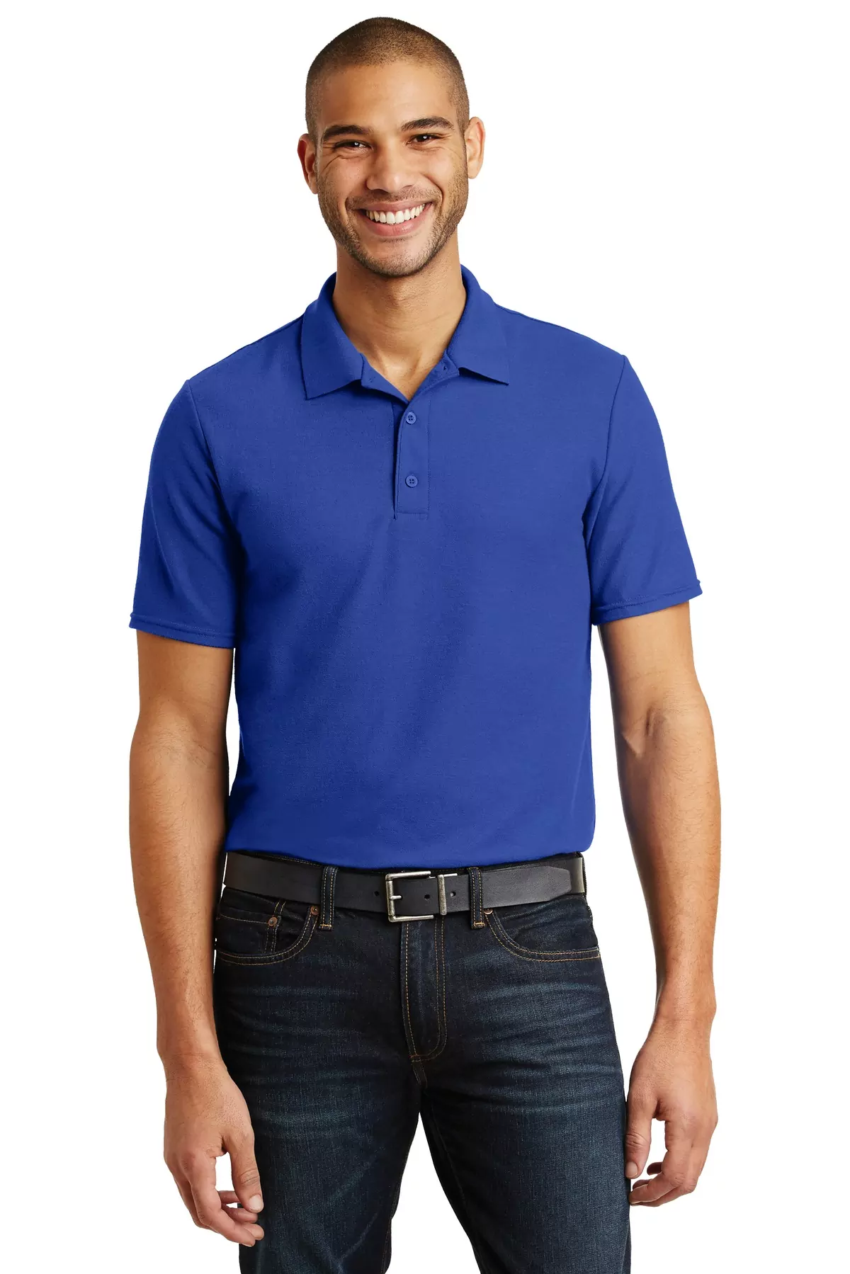 Gildan ® DryBlend ® 6-Ounce Double Pique Sport Shirt. 72800 - Image 3