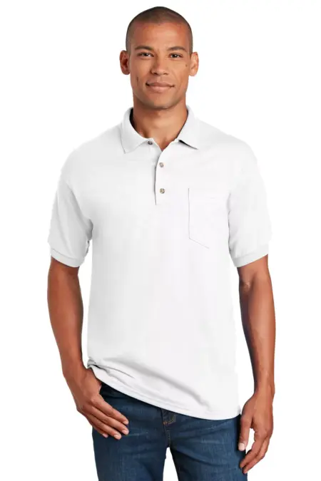 Gildan ® DryBlend ® 6-Ounce Jersey Knit Sport Shirt with Pocket. 8900