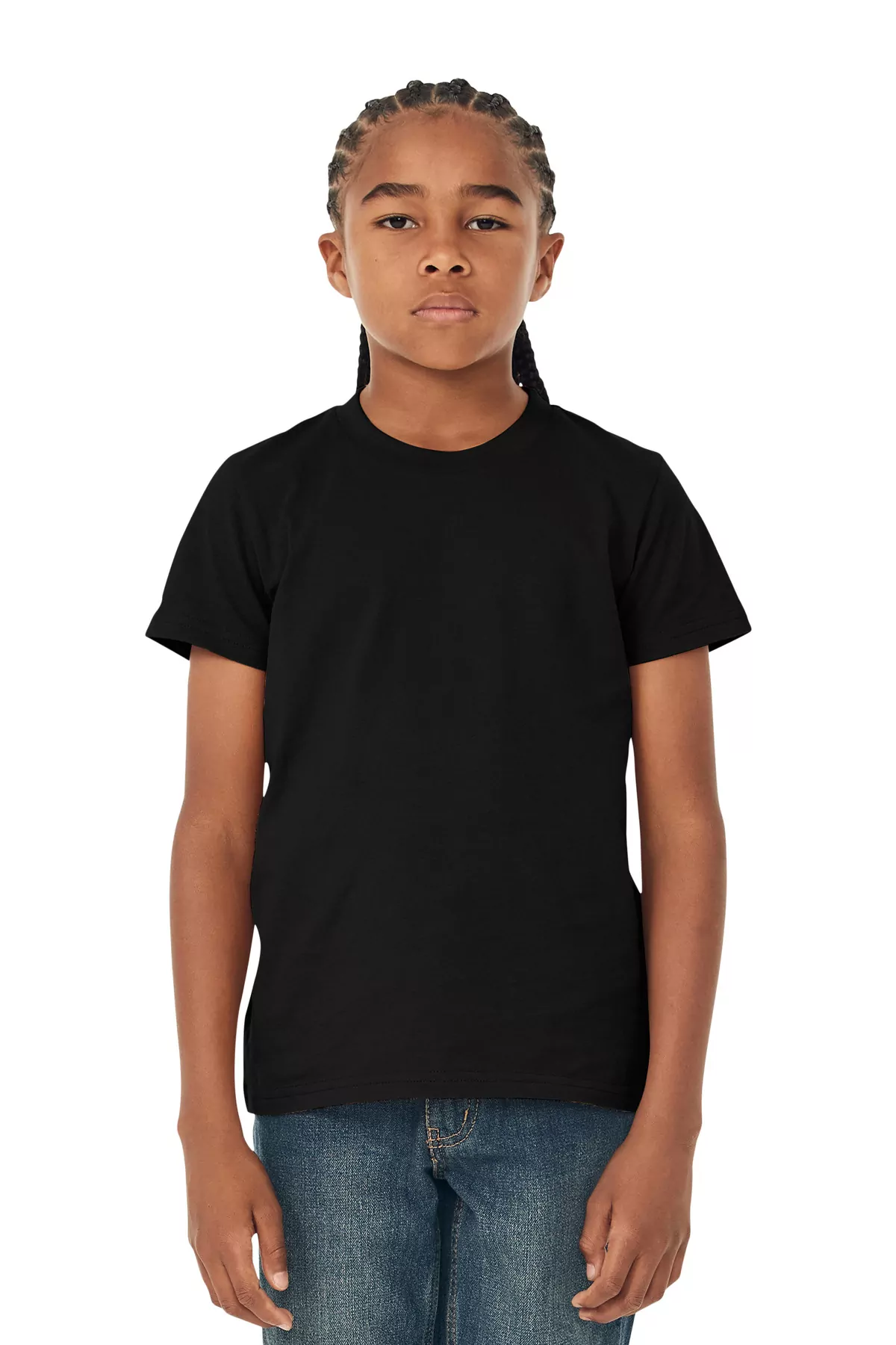 BELLA+CANVAS Youth Jersey Short Sleeve Tee. BC3001Y - Image 2