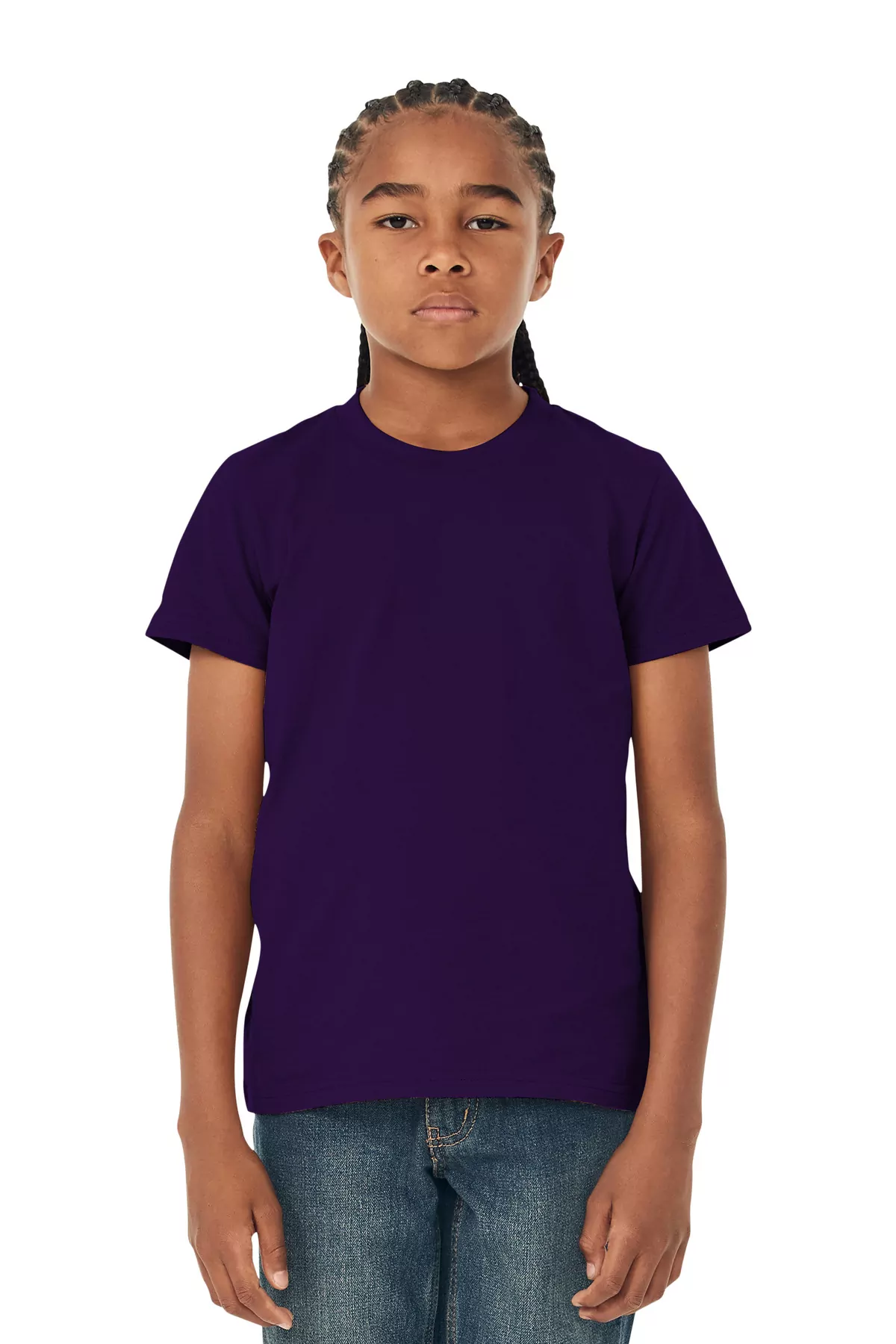 BELLA+CANVAS Youth Jersey Short Sleeve Tee. BC3001Y - Image 3