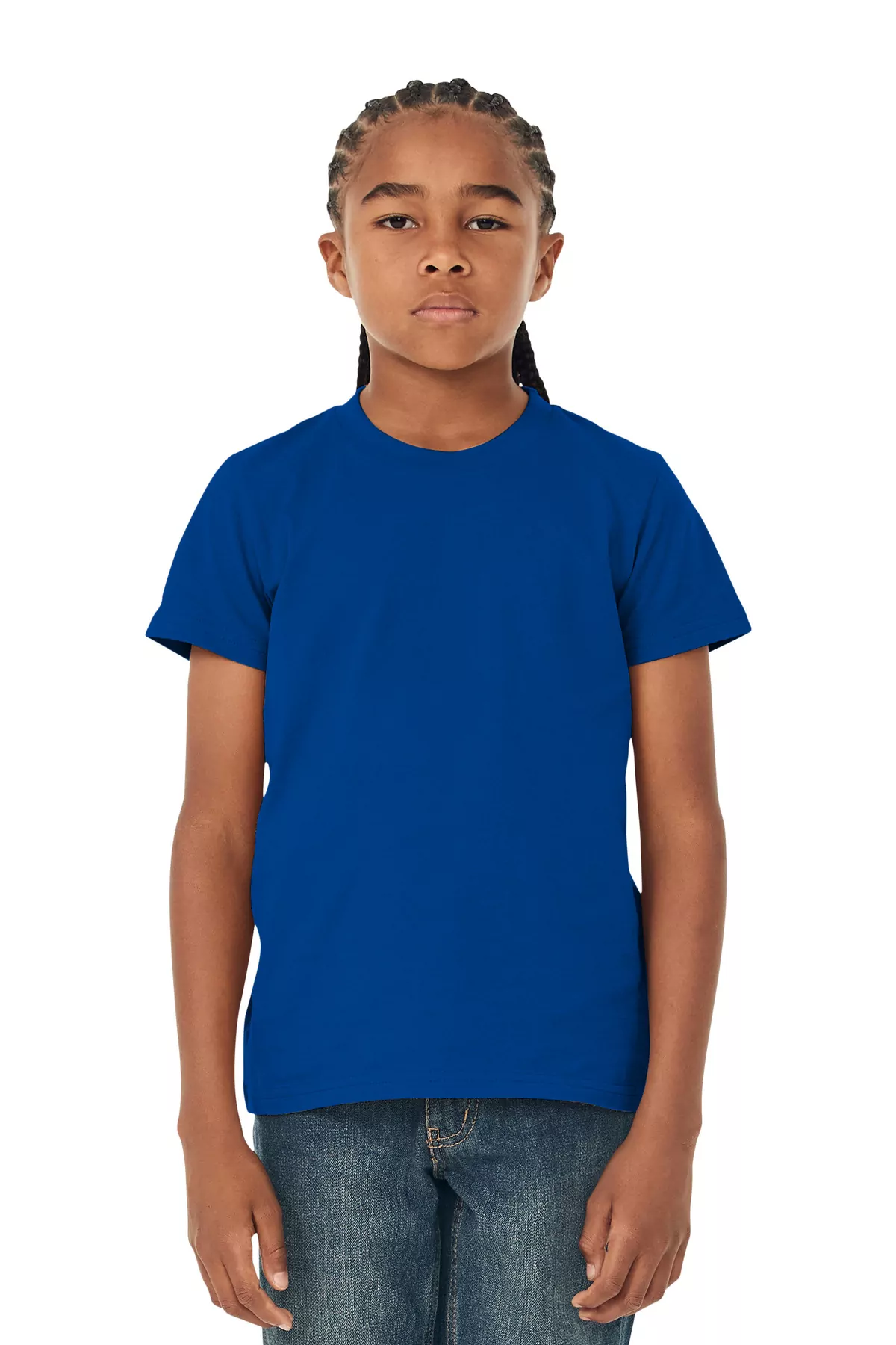 BELLA+CANVAS Youth Jersey Short Sleeve Tee. BC3001Y - Image 4