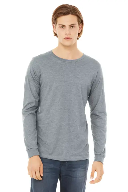 BELLA+CANVAS Unisex Heather CVC Long Sleeve Tee BC3501CVC