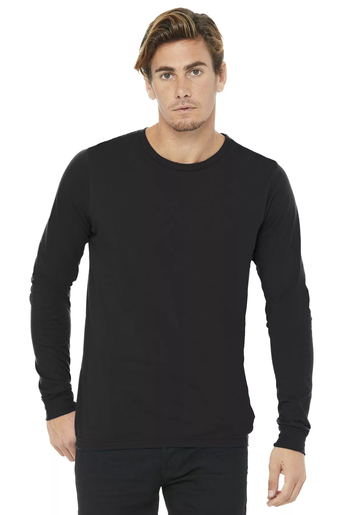 BELLA+CANVAS Unisex Jersey Long Sleeve Tee. BC3501 - Image 3