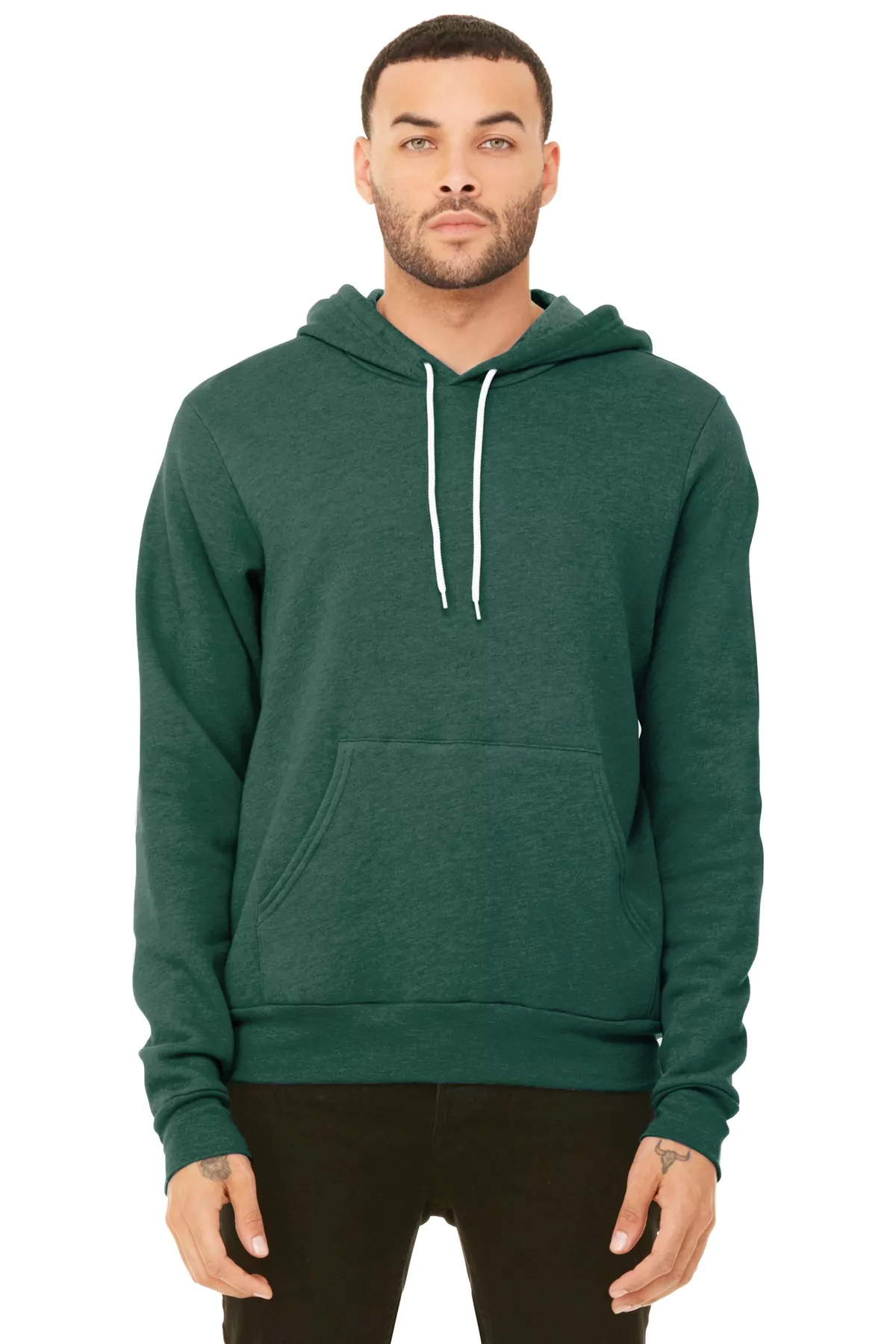 BELLA+CANVAS Unisex Sponge Fleece Pullover Hoodie. BC3719 - Image 3