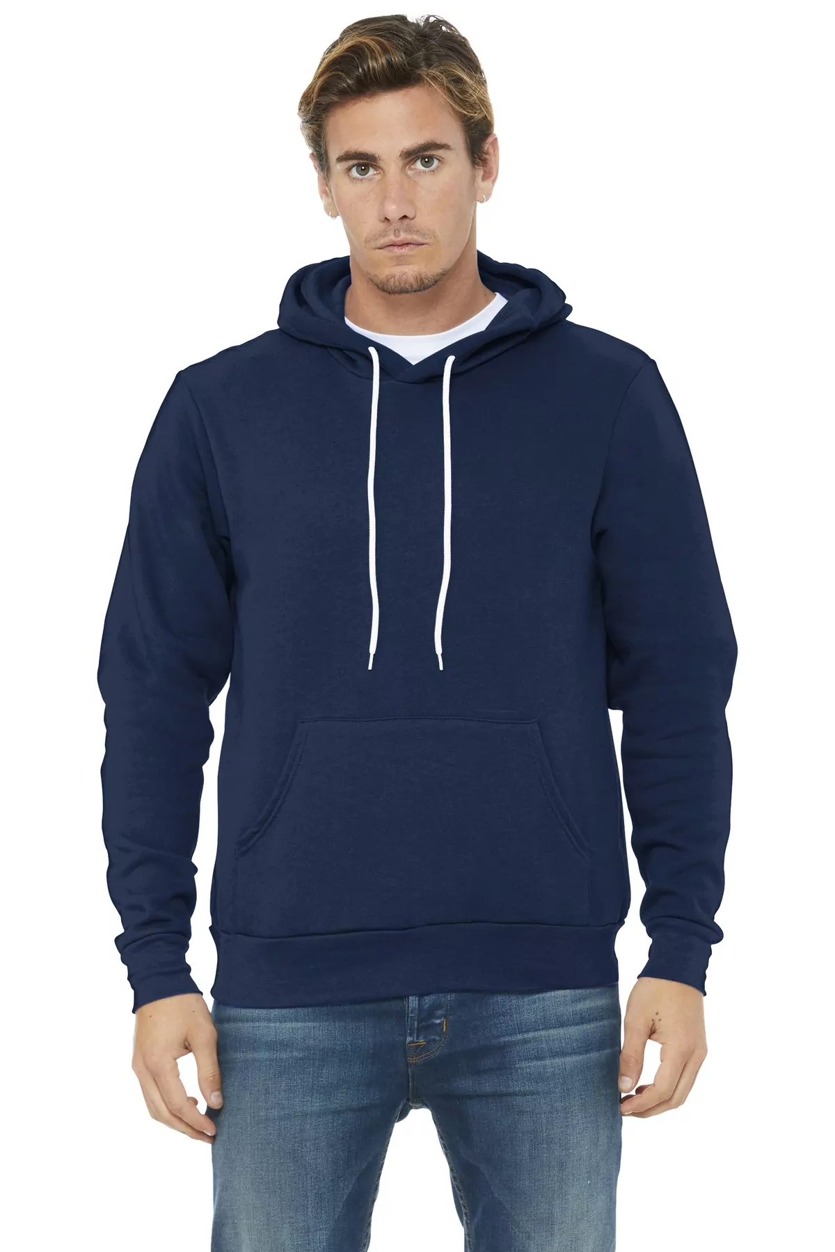 BELLA+CANVAS Unisex Sponge Fleece Pullover Hoodie. BC3719 - Image 2