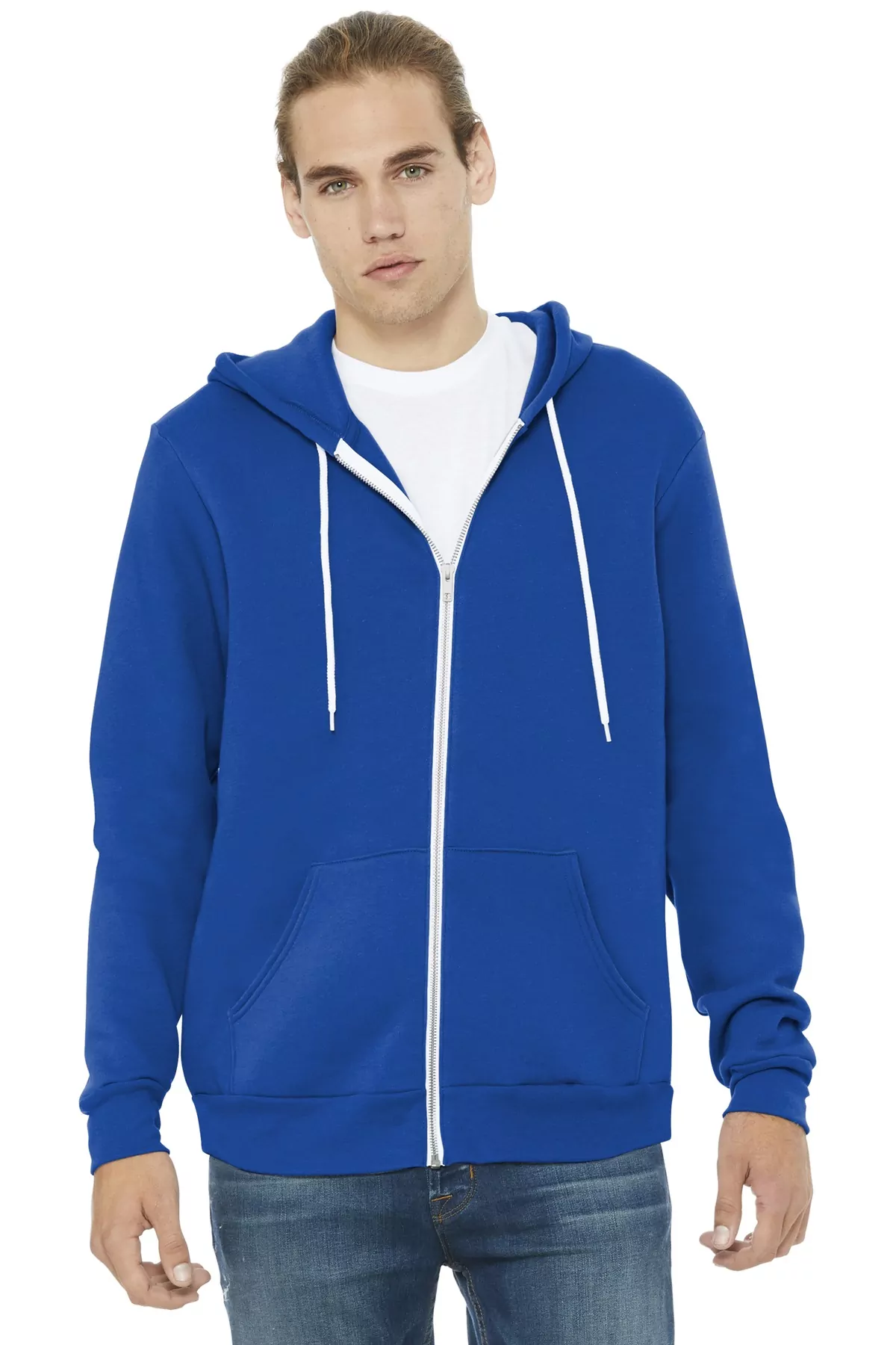 BELLA+CANVAS Unisex Sponge Fleece Full-Zip Hoodie. BC3739 - Image 3