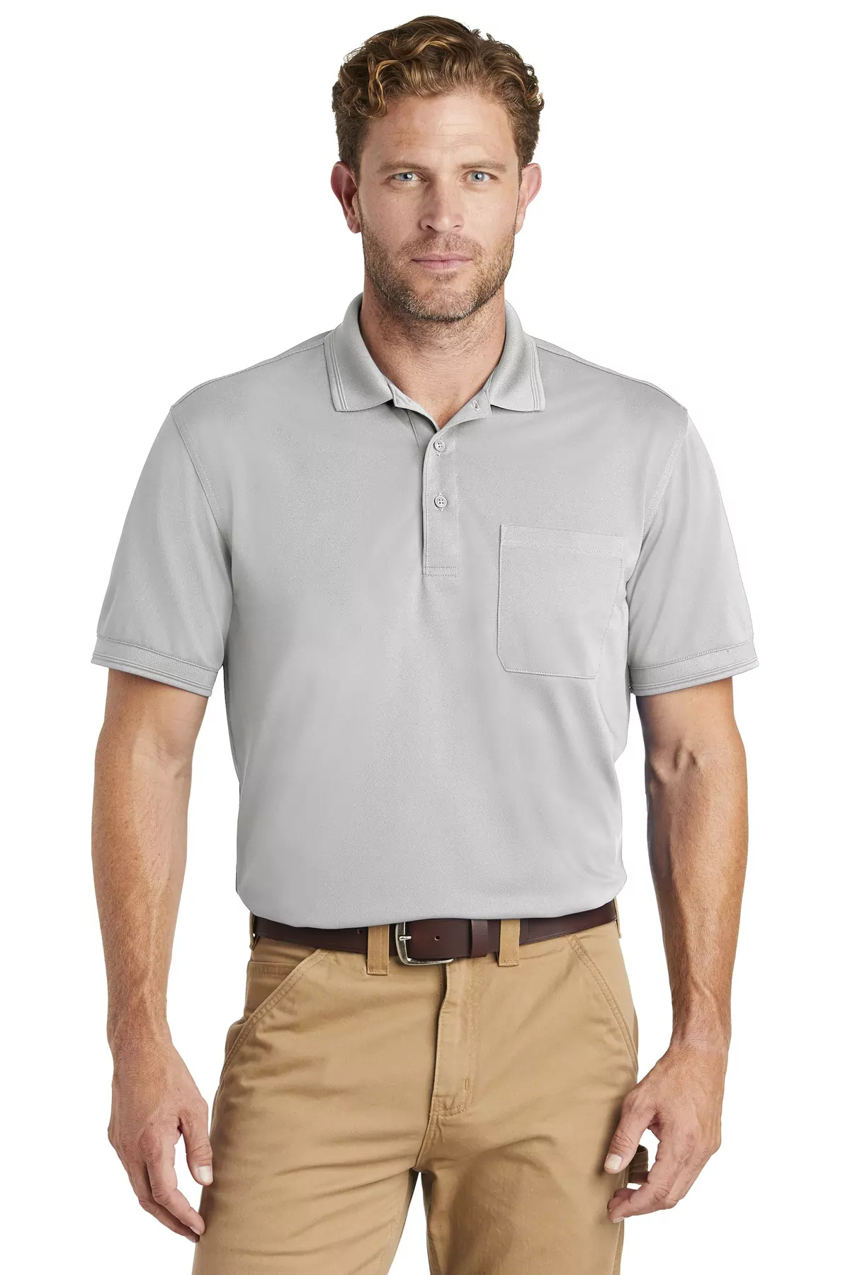 CornerStone ® Industrial Snag-Proof Pique Pocket Polo. CS4020P
