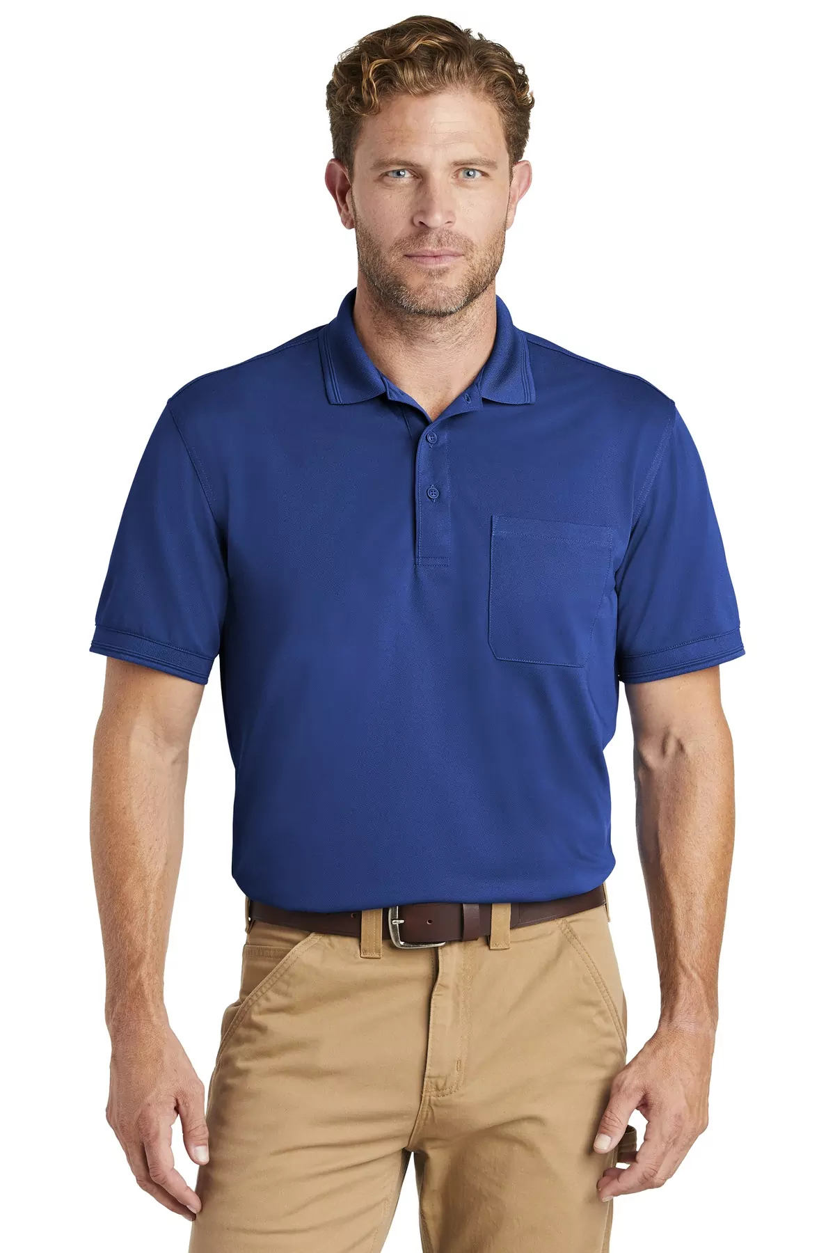 CornerStone ® Industrial Snag-Proof Pique Pocket Polo. CS4020P - Image 4