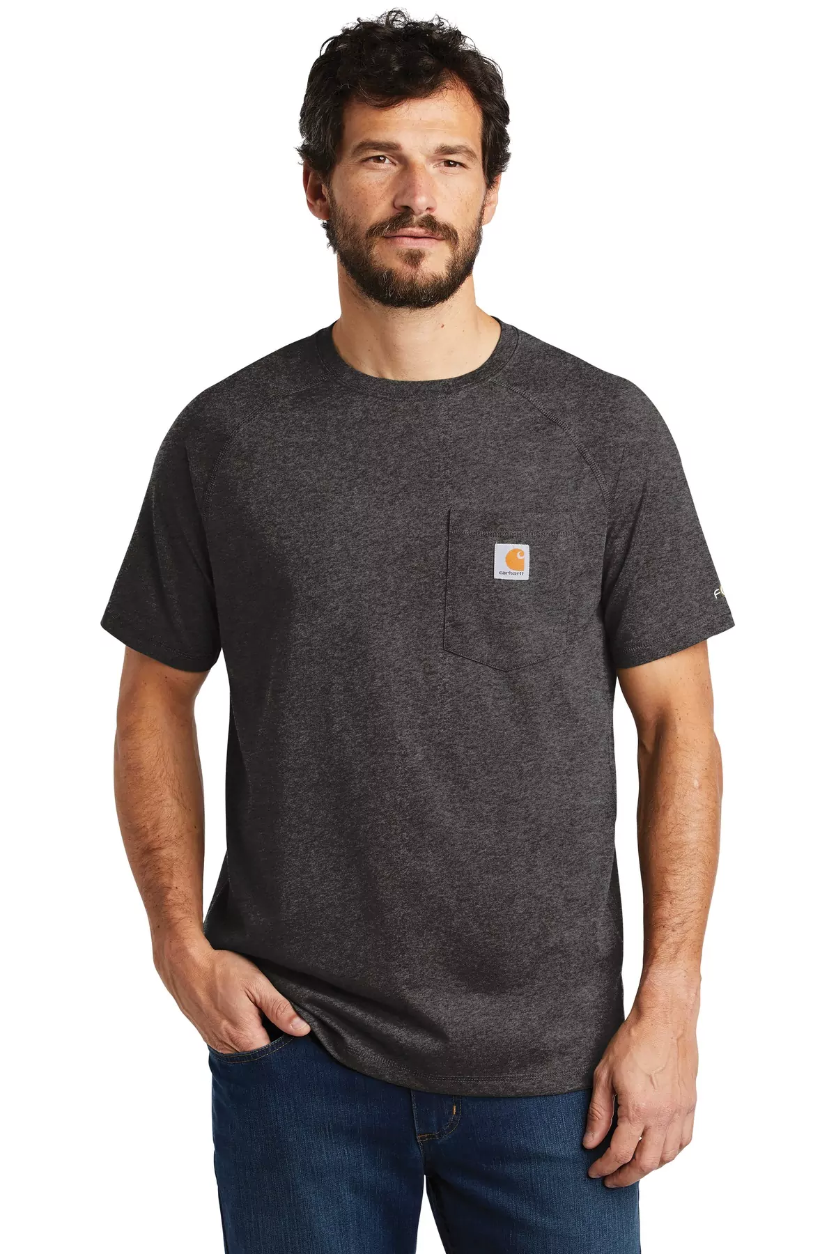 Carhartt Force ® Cotton Delmont Short Sleeve T-Shirt. CT100410 - Image 3