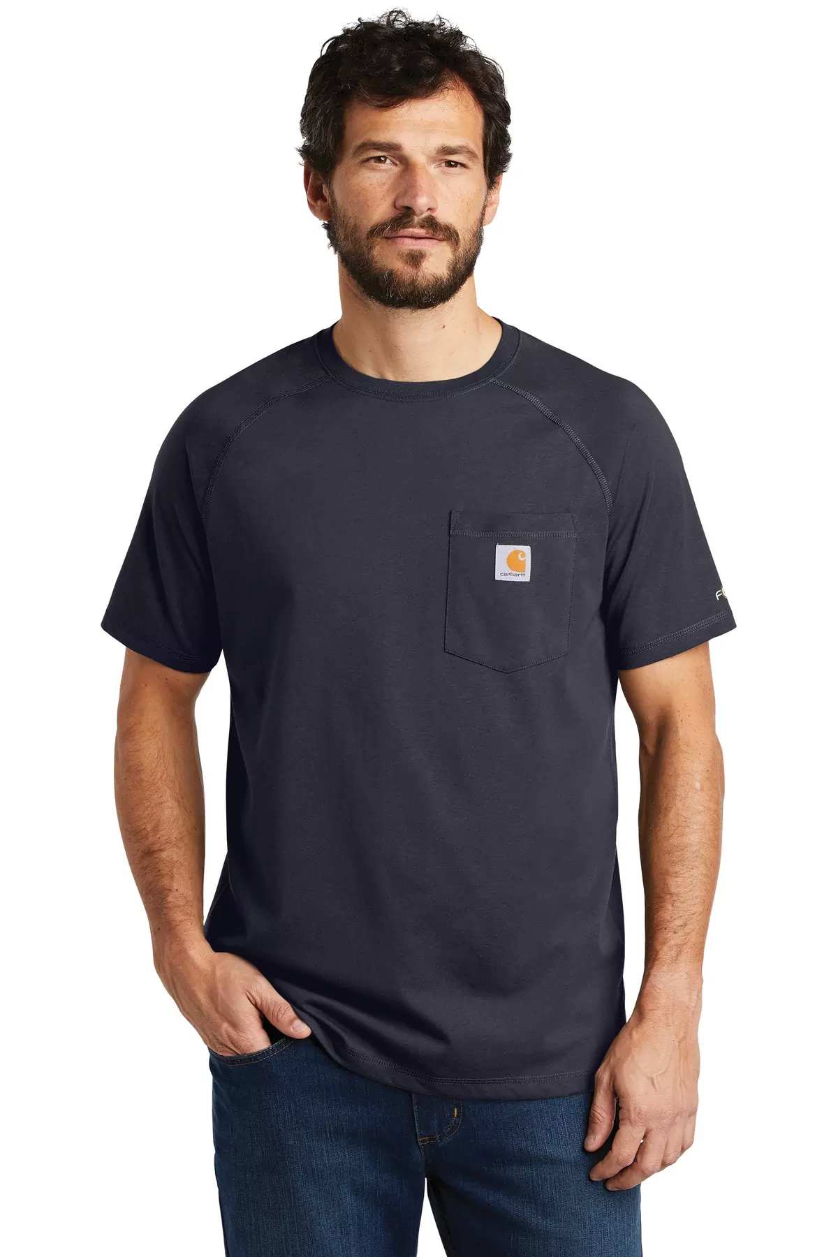 Carhartt Force ® Cotton Delmont Short Sleeve T-Shirt. CT100410 - Image 2