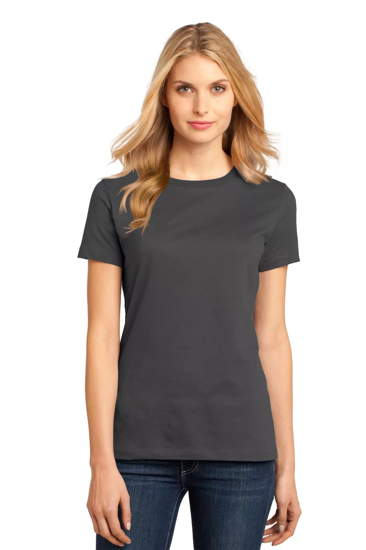 District ® Women's Perfect Weight ® Tee. DM104L - Image 2