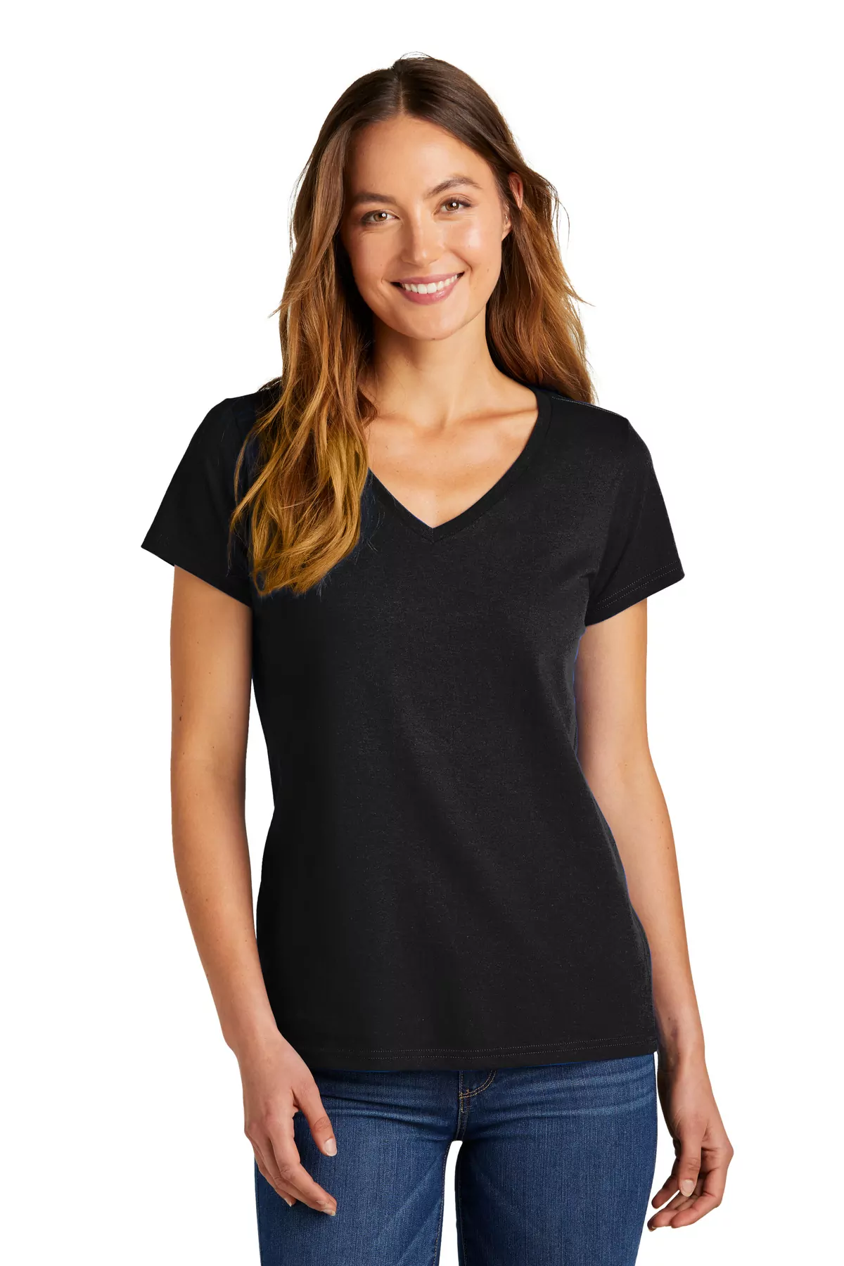 District ® Women's The Concert Tee ® V-Neck DT5002 - Image 7