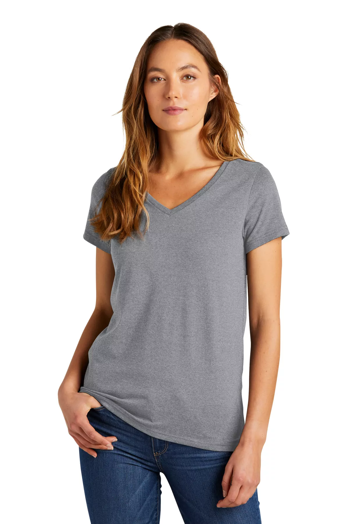 District ® Women's The Concert Tee ® V-Neck DT5002 - Image 6