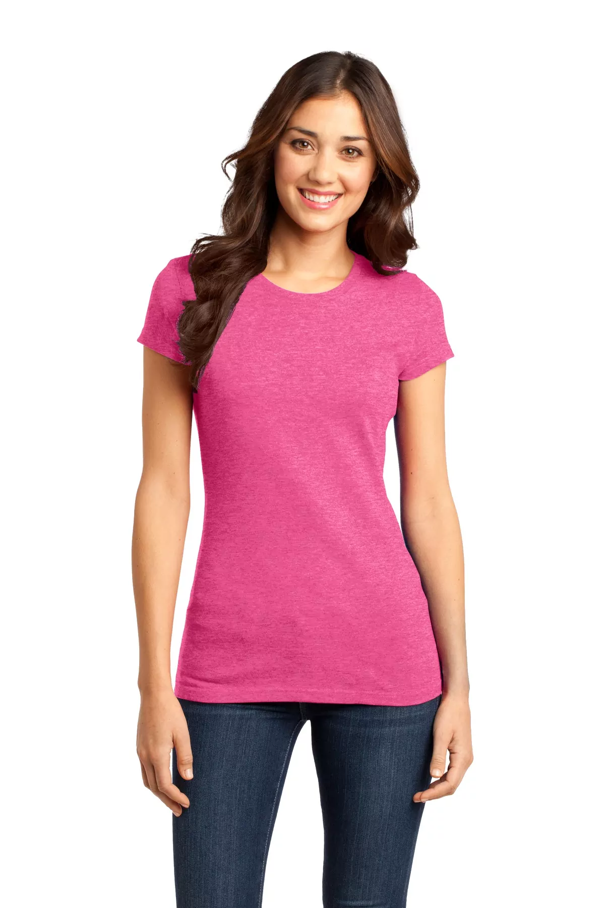 District ® Women's Fitted Very Important Tee ® . DT6001 - Image 3