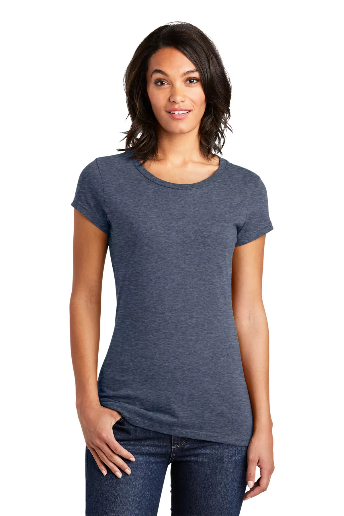 District ® Women's Fitted Very Important Tee ® . DT6001 - Image 5