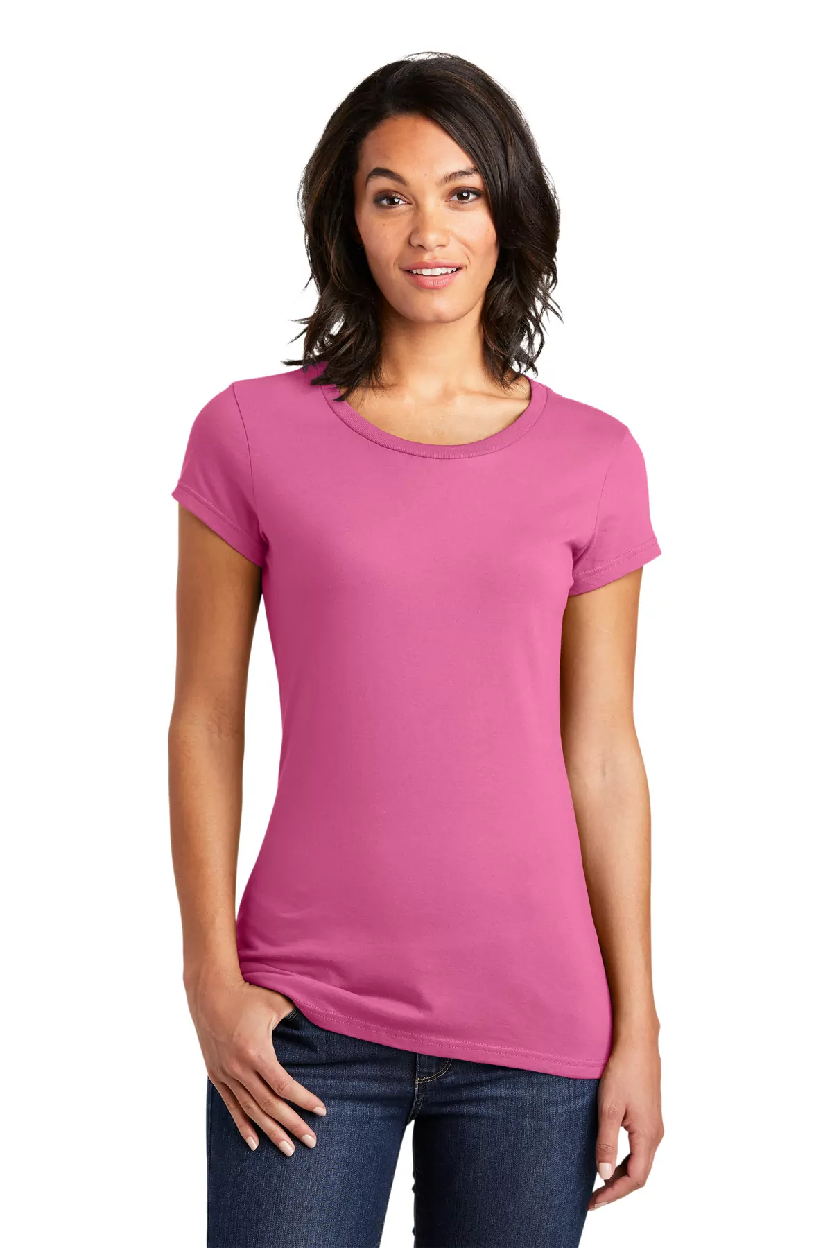 District ® Women's Fitted Very Important Tee ® . DT6001 - Image 6