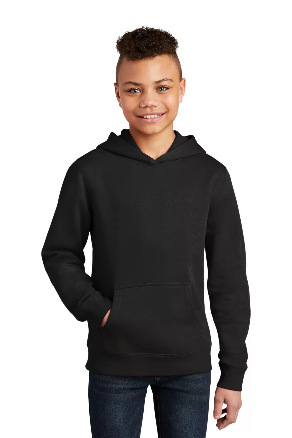 District ® Youth V.I.T. Fleece Hoodie DT6100Y - Image 3