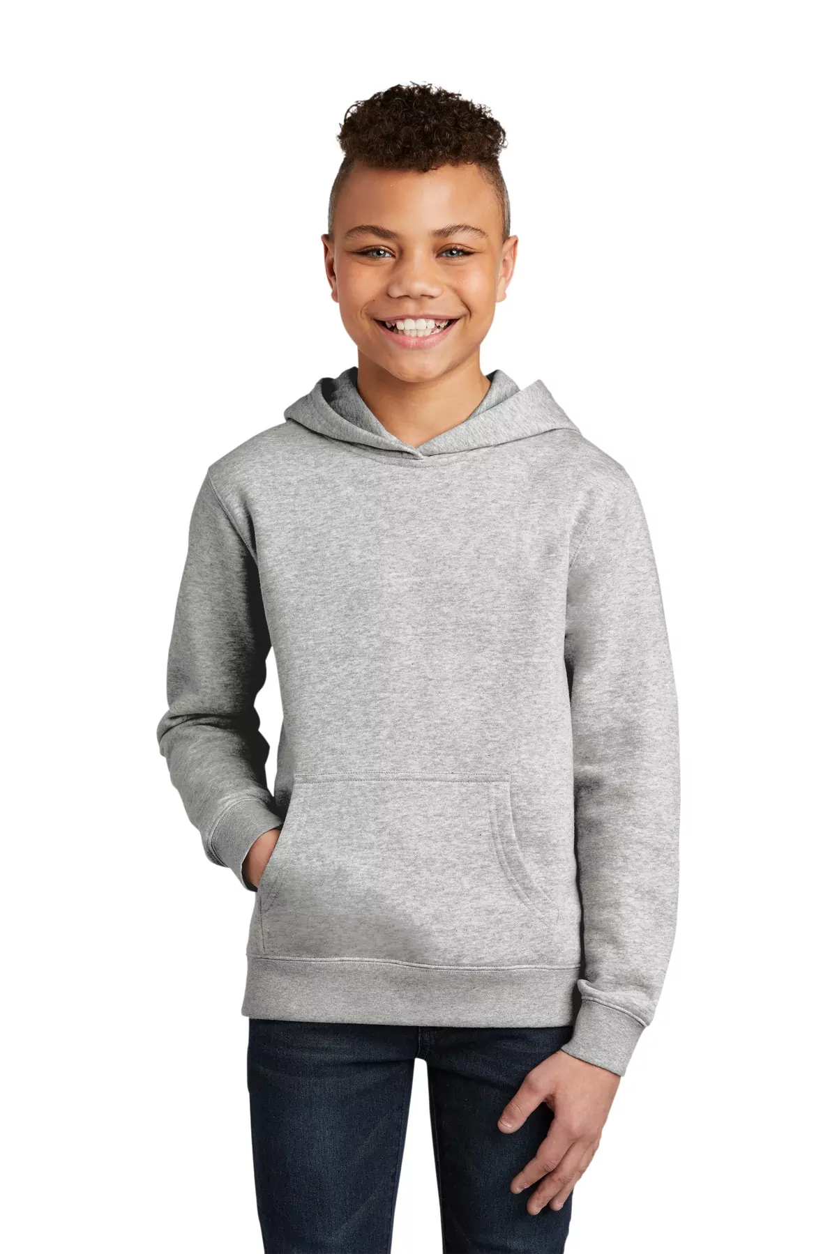 District ® Youth V.I.T. Fleece Hoodie DT6100Y - Image 2