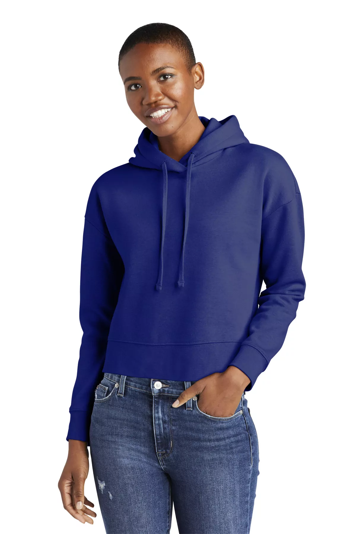 District ® Women's V.I.T. Fleece Hoodie DT6101 - Image 5