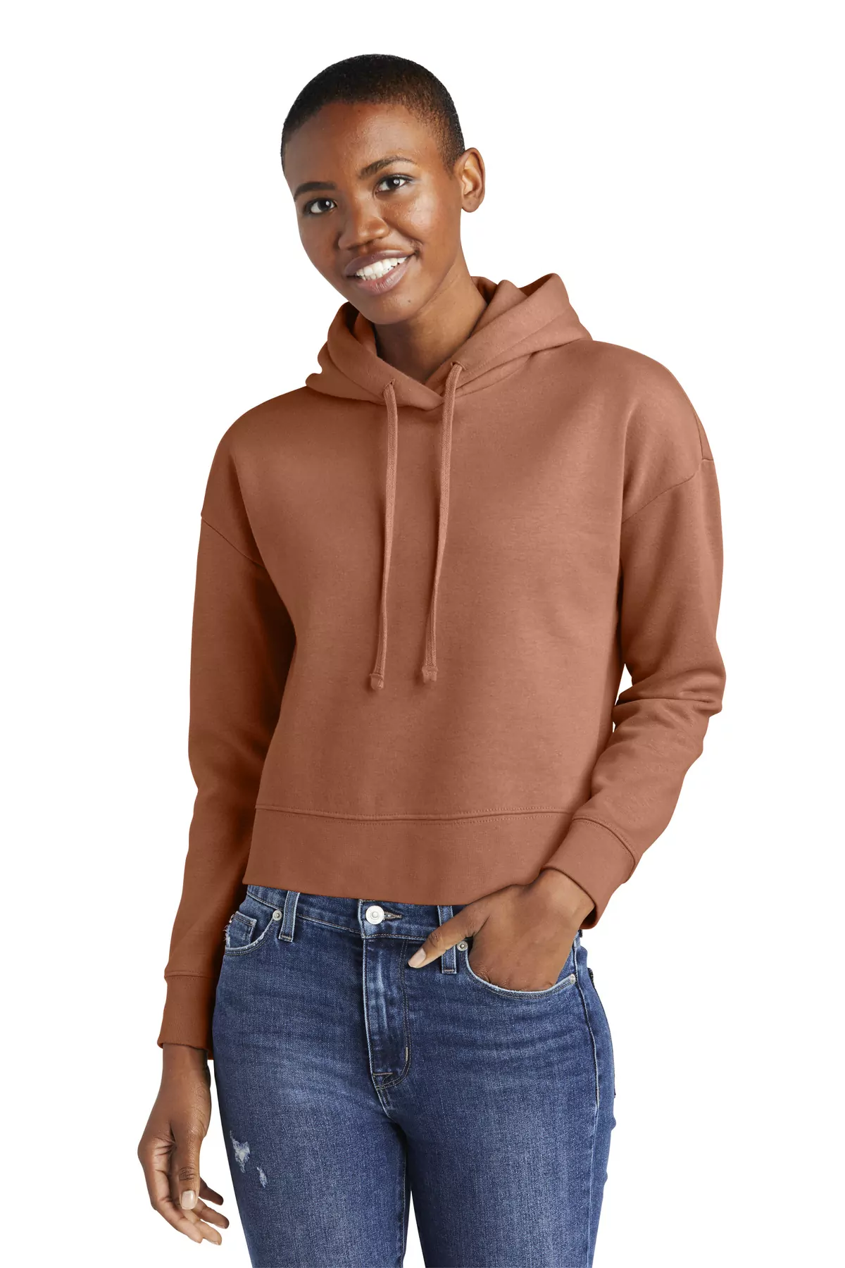 District ® Women's V.I.T. Fleece Hoodie DT6101 - Image 4