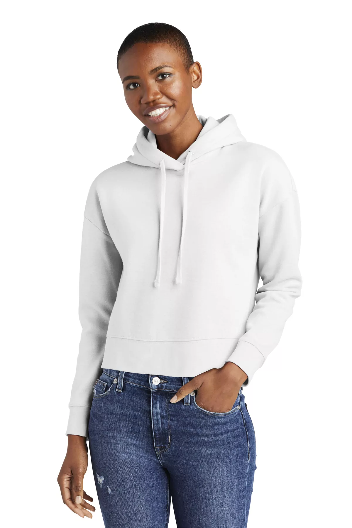 District ® Women's V.I.T. Fleece Hoodie DT6101 - Image 7