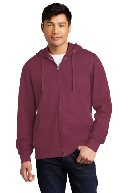 District ®  V.I.T.  Fleece Full-Zip Hoodie DT6102