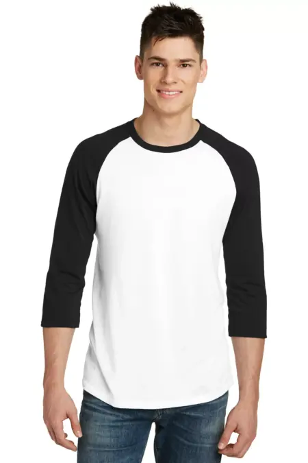 District ®  Very Important Tee ®  3/4-Sleeve Raglan. DT6210