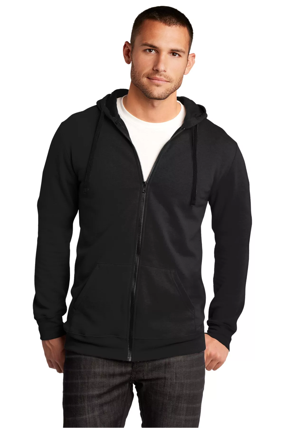 District ® The Concert Fleece ® Full-Zip Hoodie. DT800 - Image 4