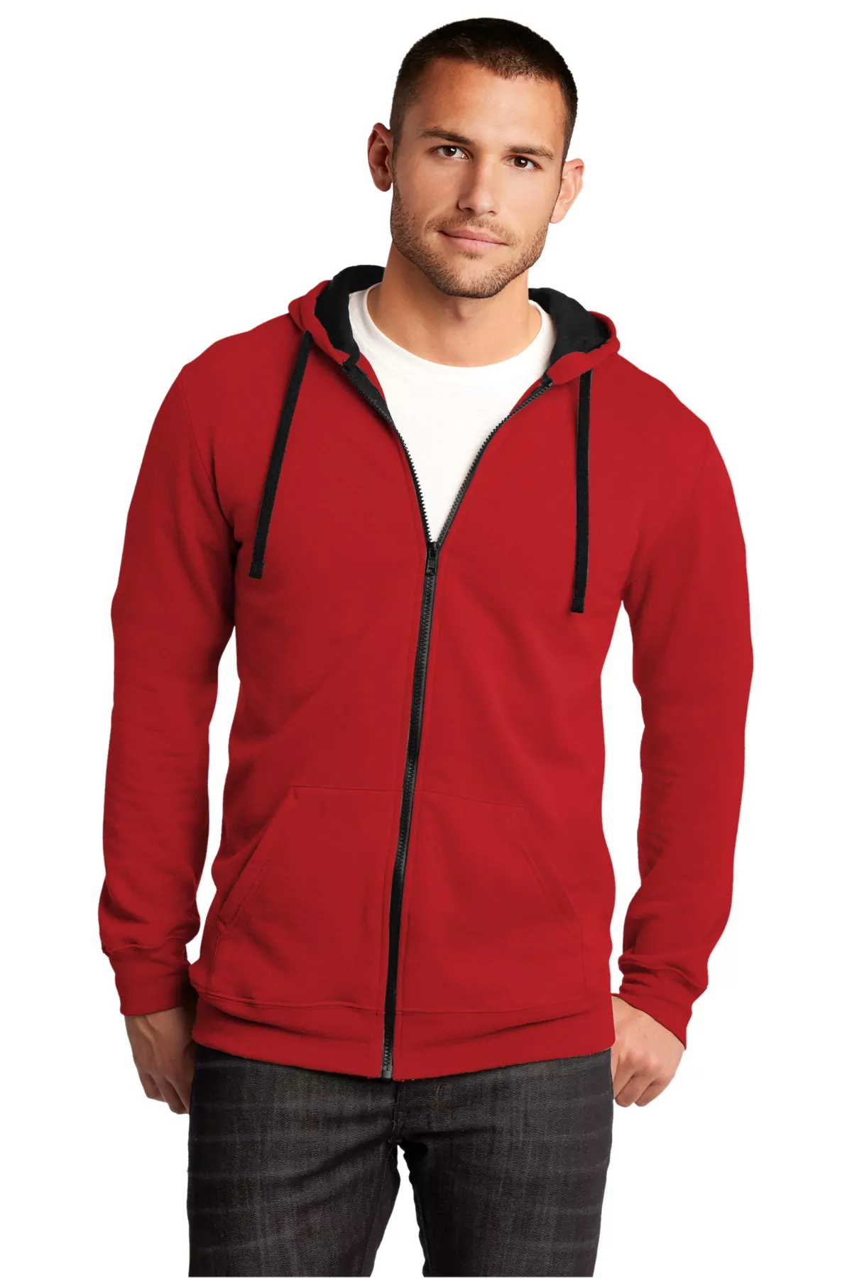 District ® The Concert Fleece ® Full-Zip Hoodie. DT800 - Image 3