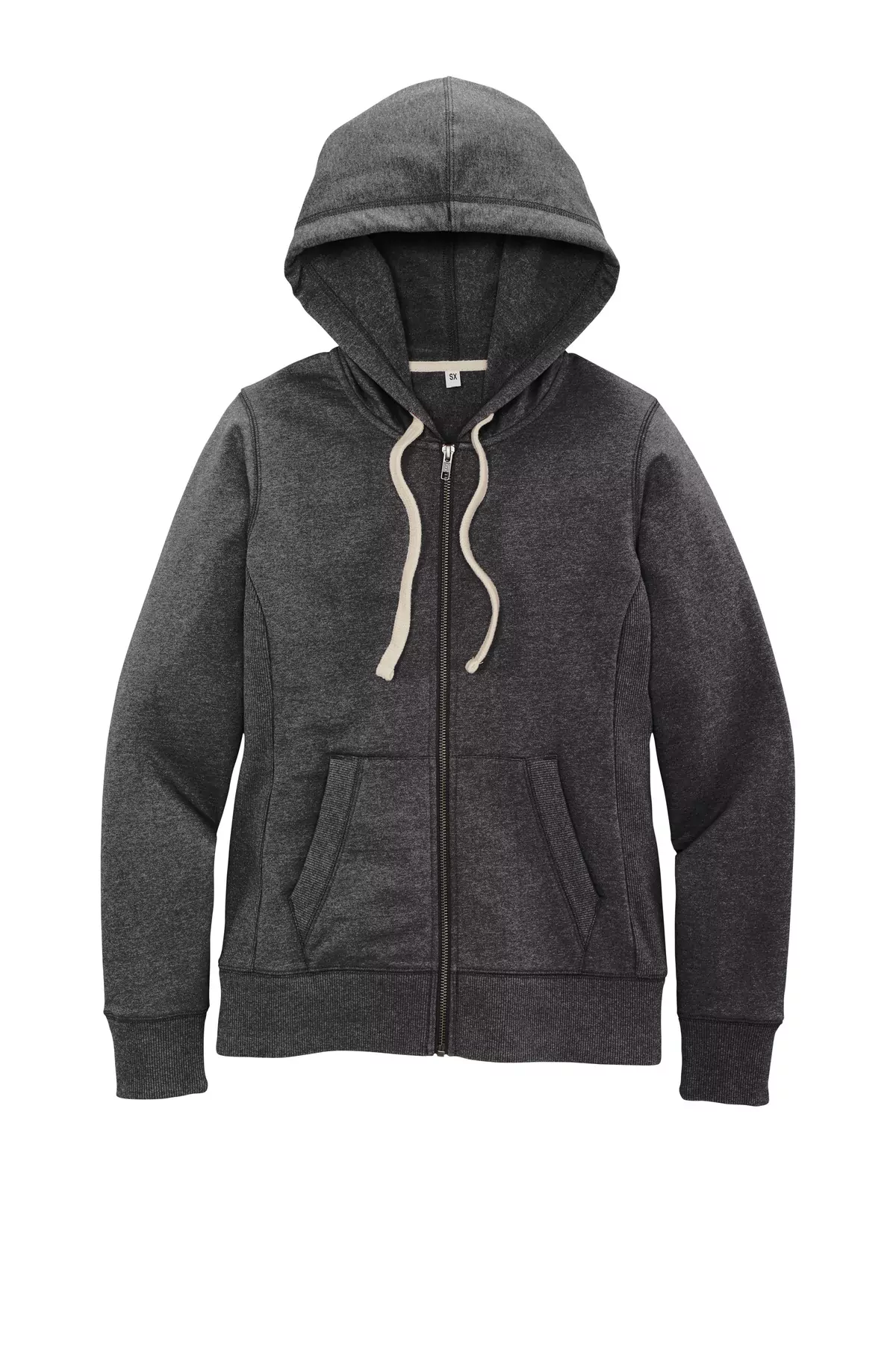 District ® Women's Re-Fleece Full-Zip Hoodie DT8103 - Image 2