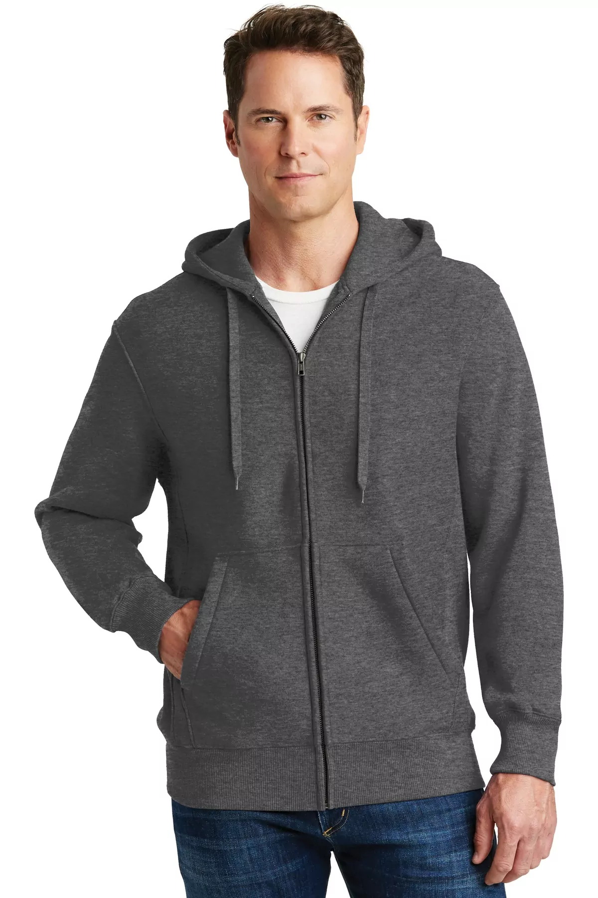 Sport-Tek ® Super Heavyweight Full-Zip Hooded Sweatshirt. F282 - Image 6