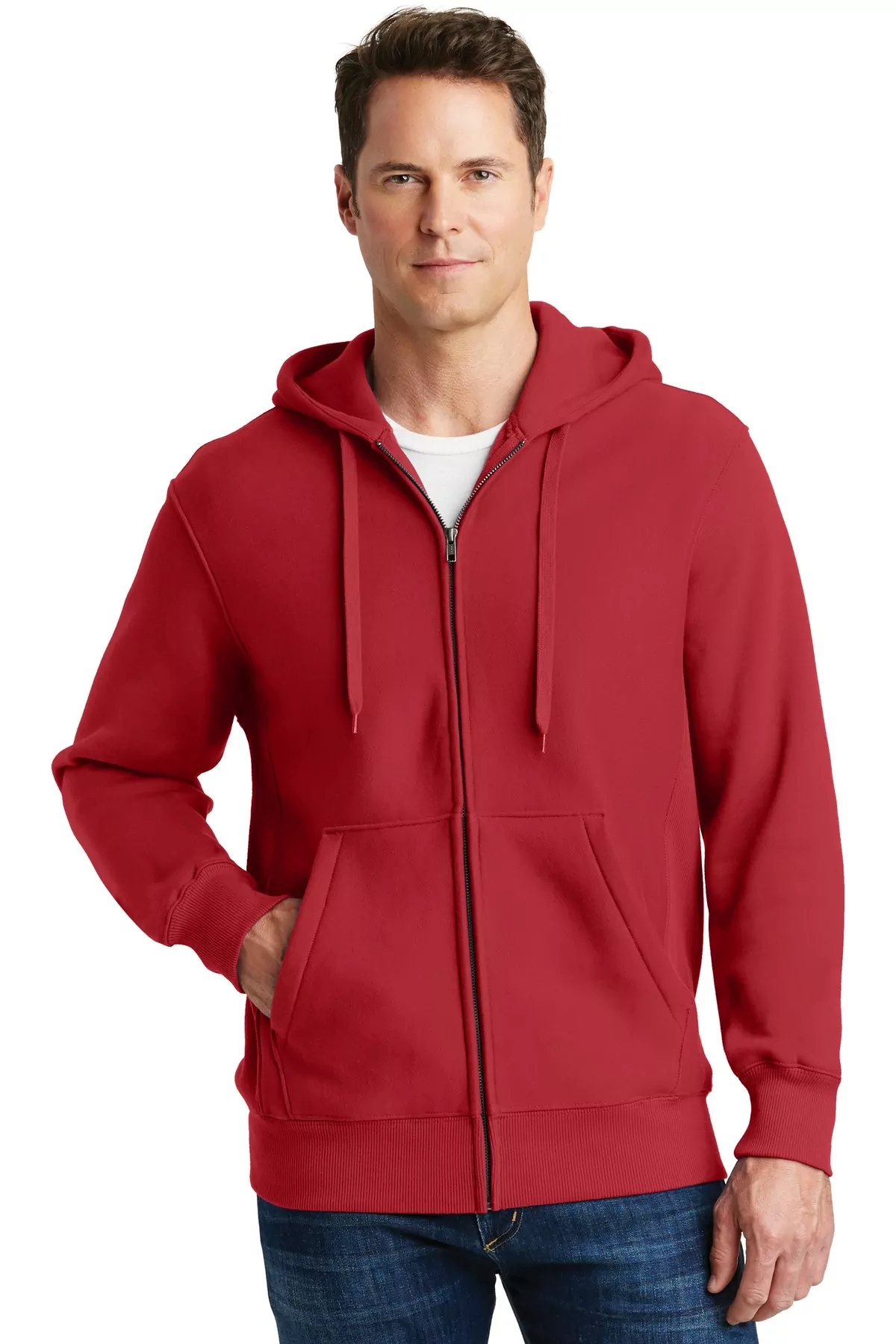 Sport-Tek ® Super Heavyweight Full-Zip Hooded Sweatshirt. F282 - Image 2