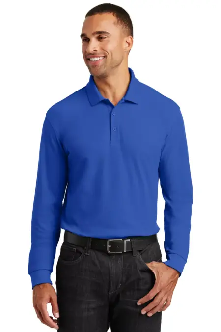 Port Authority ®  Long Sleeve Core Classic Pique Polo. K100LS