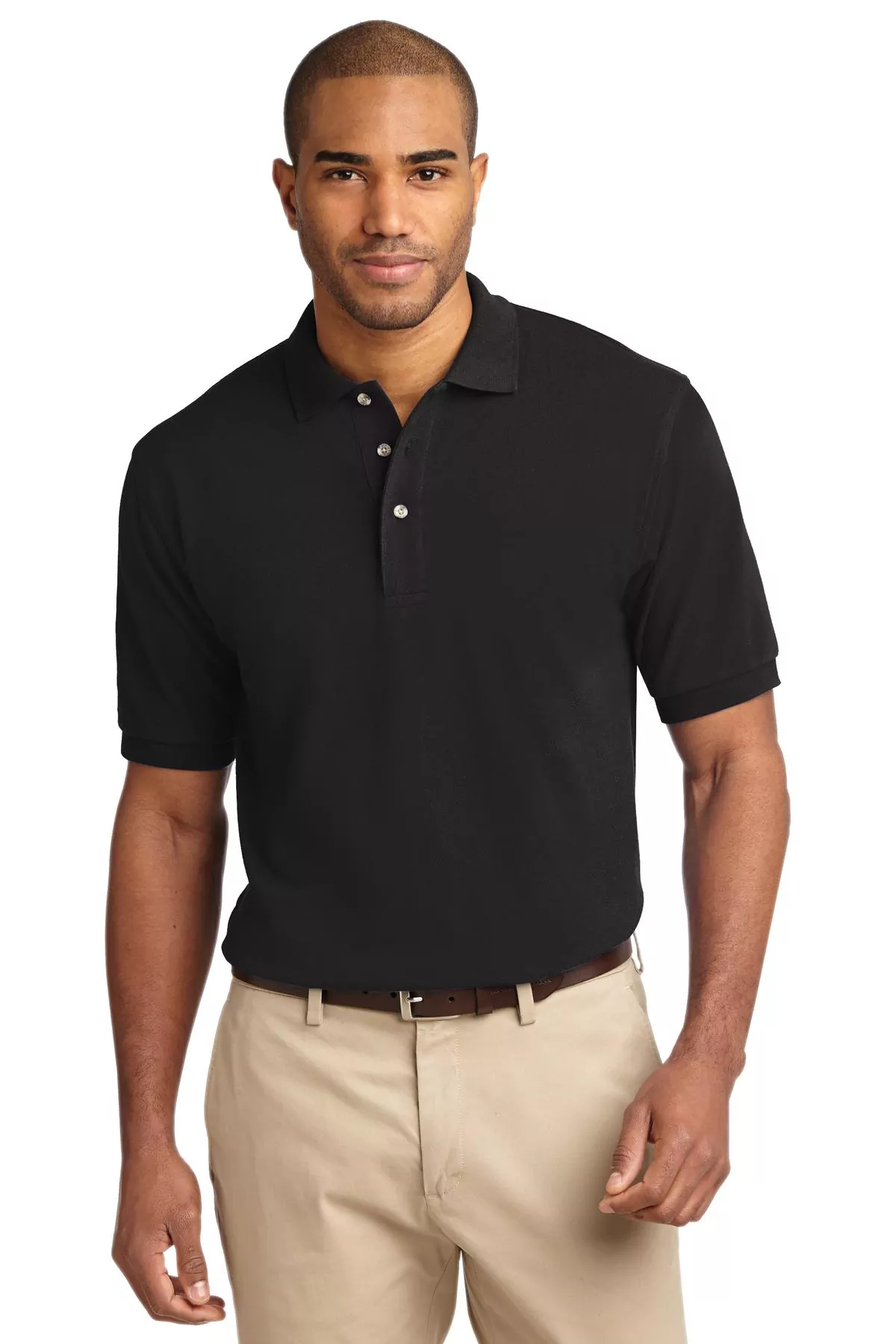 Port Authority ® Heavyweight Cotton Pique Polo. K420 - Image 4