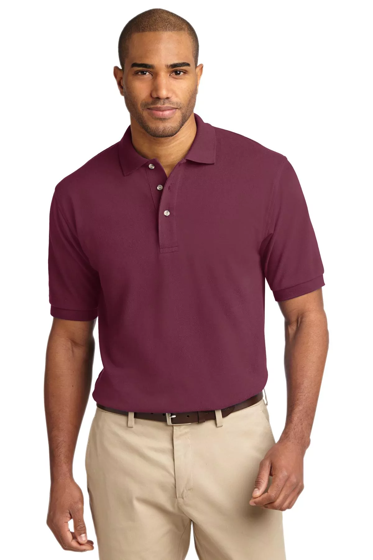 Port Authority ® Heavyweight Cotton Pique Polo. K420 - Image 8