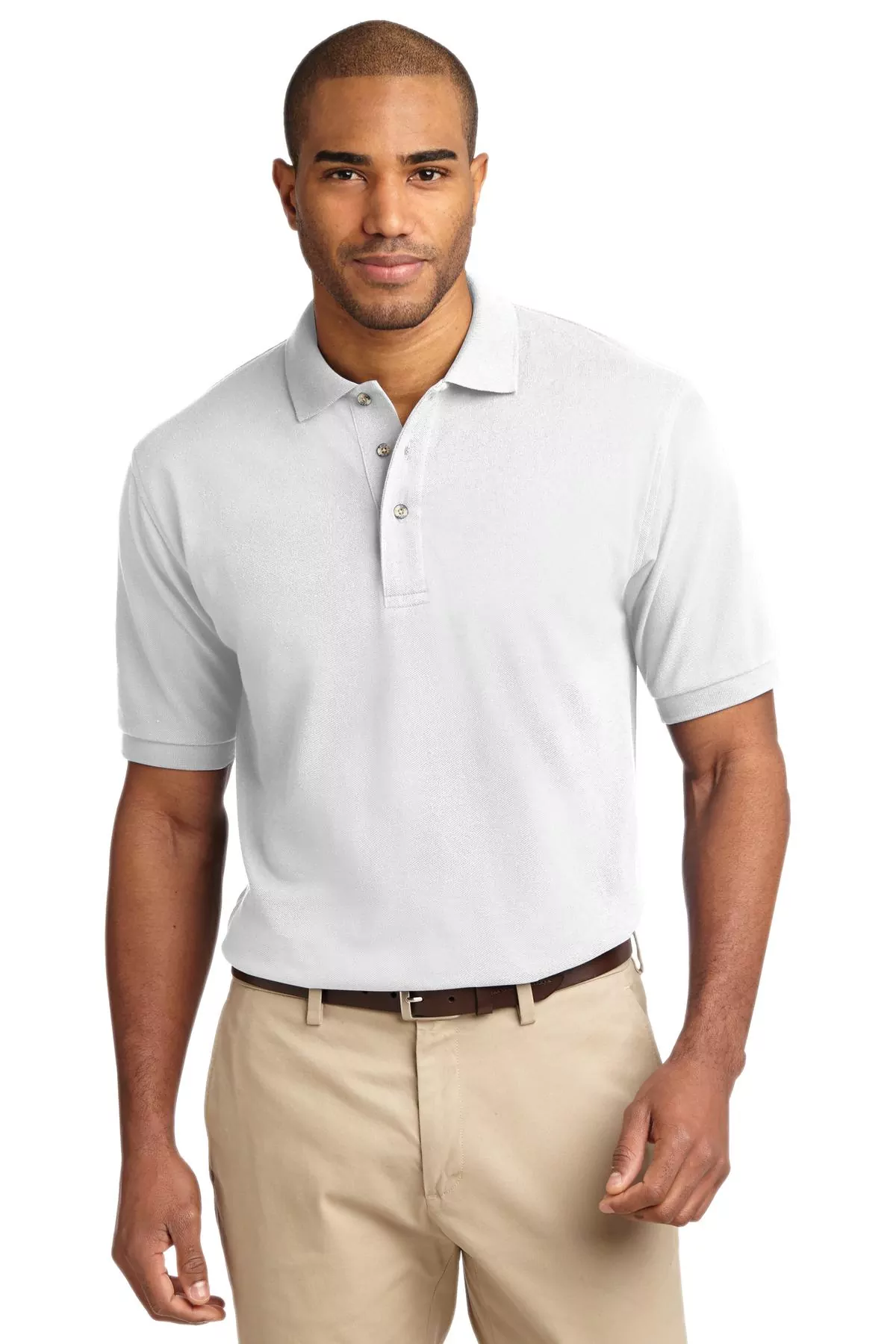 Port Authority ® Heavyweight Cotton Pique Polo. K420 - Image 3