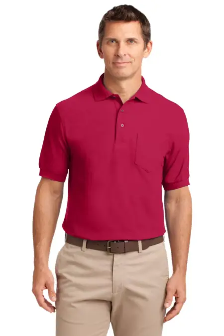 Port Authority ®  Silk Touch Polo with Pocket.  K500P