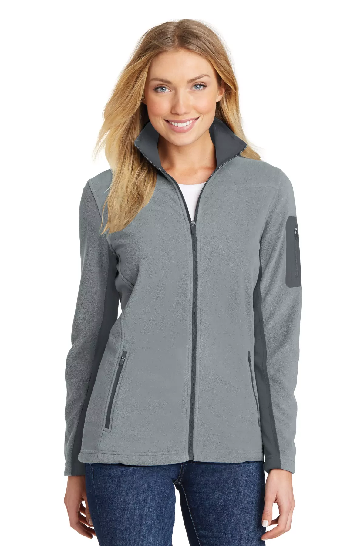 Port Authority ® Ladies Summit Fleece Full-Zip Jacket. L233 - Image 2