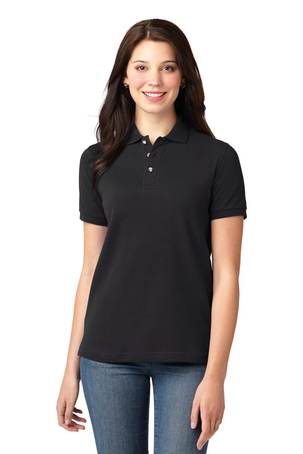 Port Authority ® Ladies Heavyweight Cotton Pique Polo. L420 - Image 6