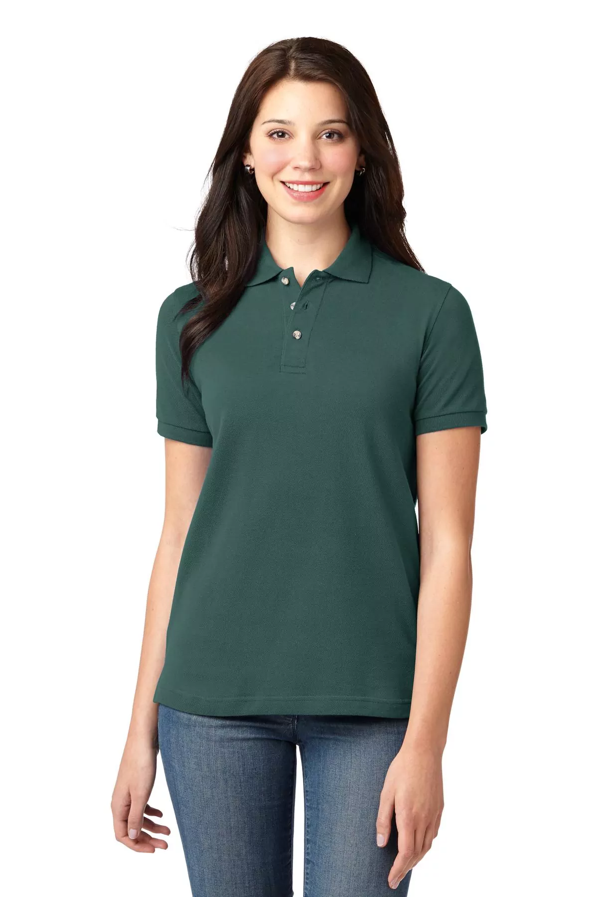 Port Authority ® Ladies Heavyweight Cotton Pique Polo. L420 - Image 5