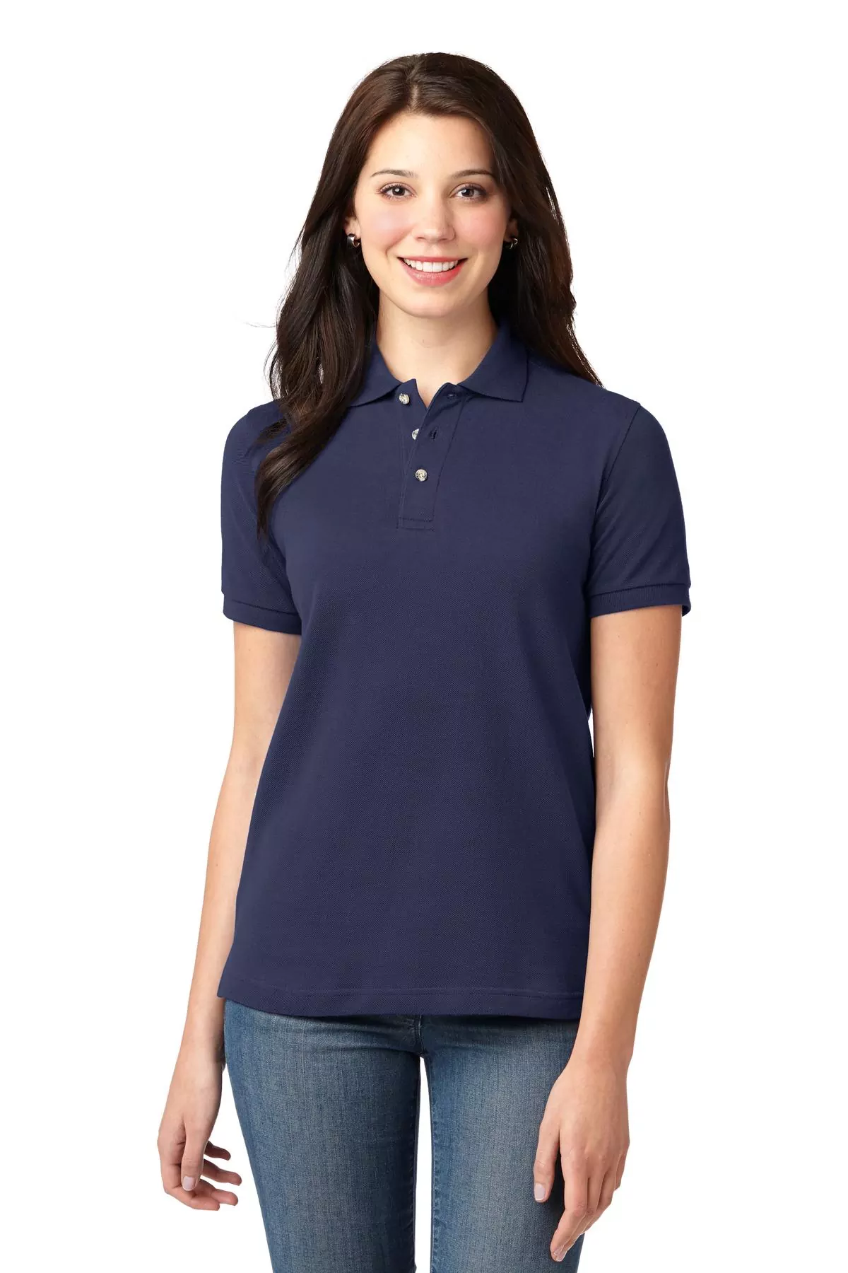 Port Authority ® Ladies Heavyweight Cotton Pique Polo. L420 - Image 7