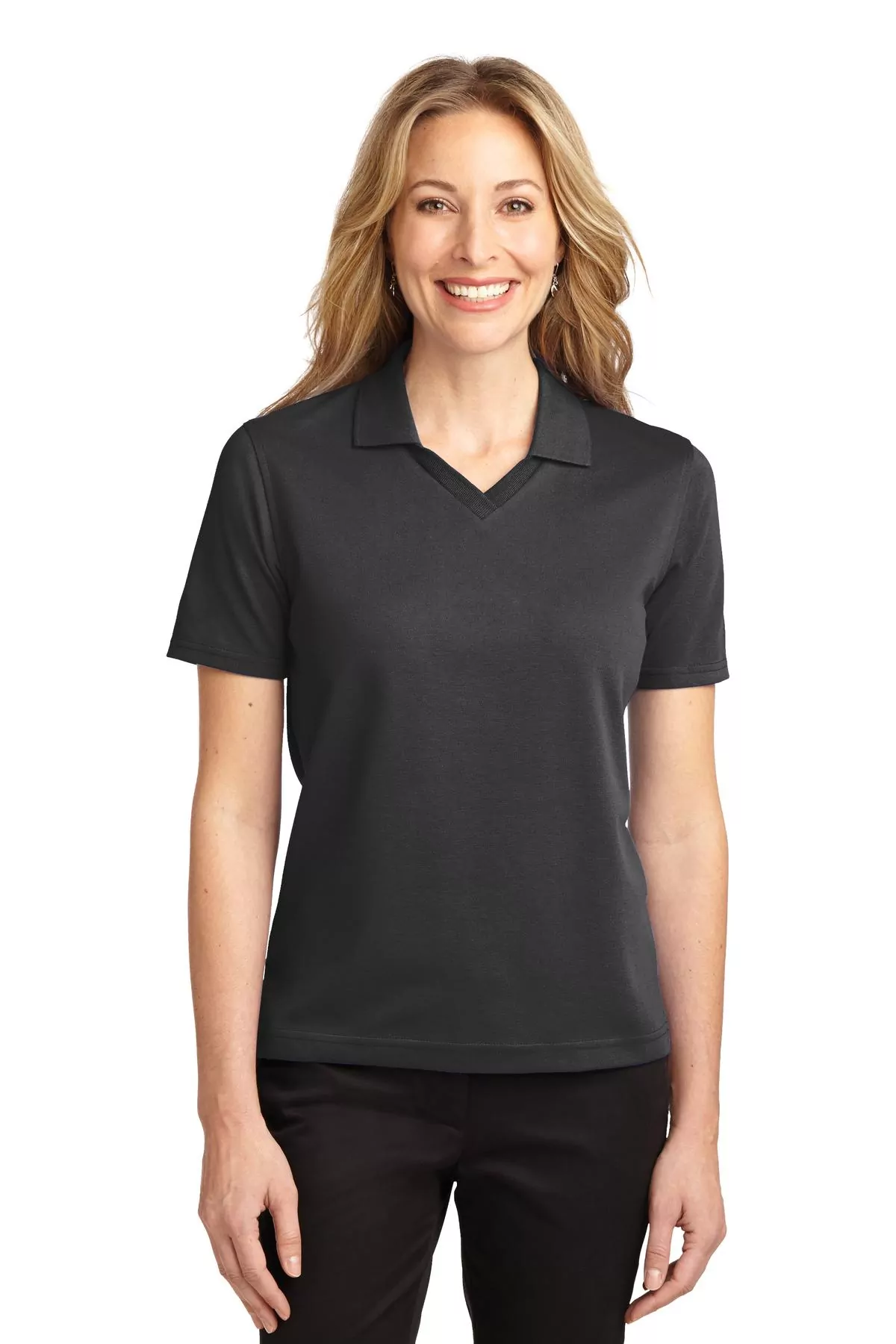 Port Authority ® Ladies Rapid Dry Polo. L455 - Image 3